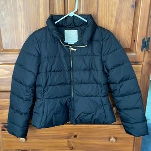 Kate Spade black puffy coat. Size small. Great!